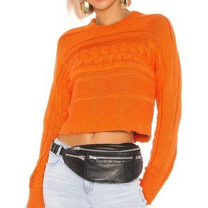 RtA Fever Orange Sweater Size Small